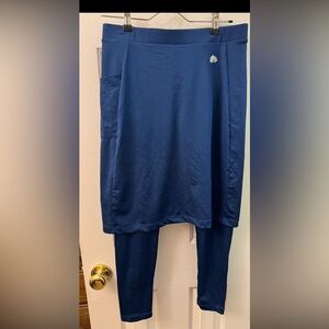 Snoga Navy fit skirt with leggings size M